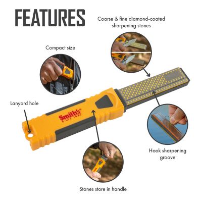 Image showing  4 in. Diamond Combination Stone Sharpener
