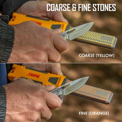 Image showing 7 th Smith's 4 in. Diamond Combination Stone Sharpener