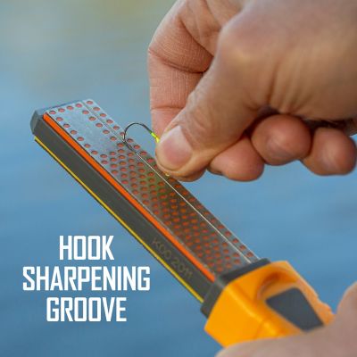 Image showing 8 th Smith's 4 in. Diamond Combination Stone Sharpener