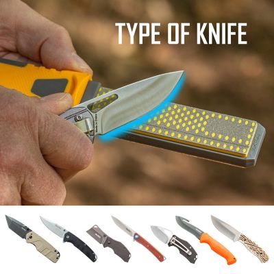 Image showing 9 th Smith's 4 in. Diamond Combination Stone Sharpener