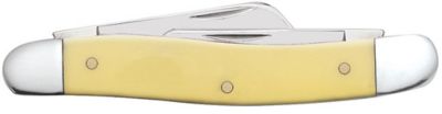 Image showing  2.55 in. Synthetic Medium Stockman Pocket Knife, Yellow