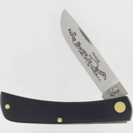 Case Cutlery 2.8 in Smooth Synthetic Sod Buster Jr Knife Black Knives