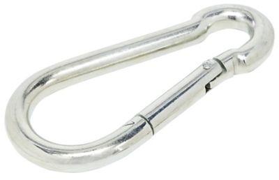 Image showing  Hardware Essentials 1/2 in. x 3-15/16 in. Interlocking Spring Snap, Zinc Plated