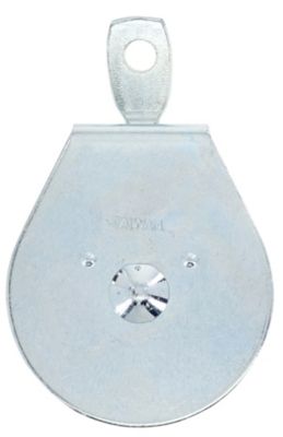 Hillman Hardware Essentials 3 in. Single Swivel Pulley, Zinc Plated