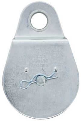 Hillman Hardware Essentials 3 in. Single Fixed Pulley, Zinc Plated, 322820 3 Inch Fixed Pulley for rope supporting honey bee