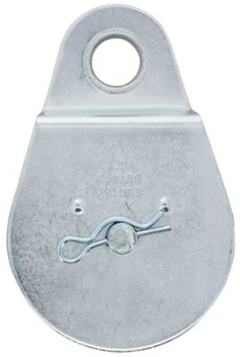 Hillman Hardware Essentials 3 in. Single Fixed Pulley, Zinc Plated