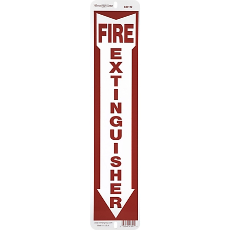 Hillman Fire Extinguisher Sign (4 in. x 18 in.)