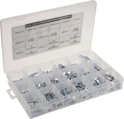 Image showing  Grade 5 Hex Cap Screws, Nuts & Washers