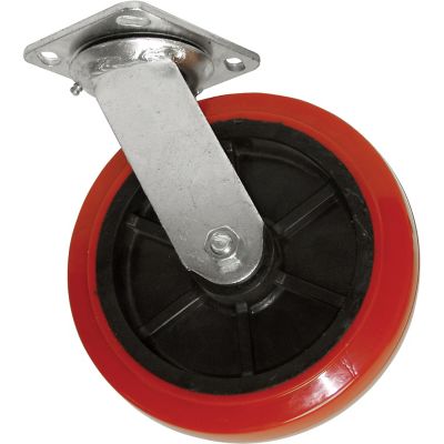 Waxman 6 in. 800 lb. Capacity Titan Polyurethane Plate Caster, Swivel