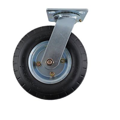 Image showing 2 th Shepherd 8 in. 310 lb. Capacity Titan Pneumatic Plate Caster, Swivel