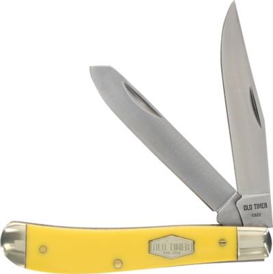 Old Timer 3 in. Gunstock Trapper Iron Wood Folding Pocket Knife, 94OTW at  Tractor Supply Co.