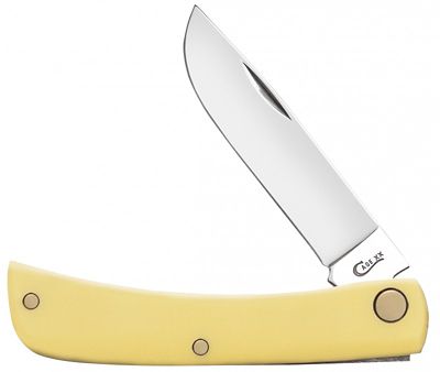 Case Cutlery 2.8 in. Smooth Synthetic CS Sod Buster Jr. Knife, Yellow, 32
