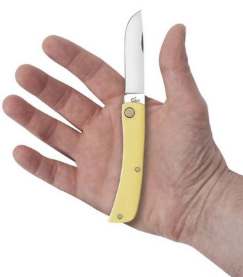 Image showing  2.8 in. Smooth Synthetic CS Sod Buster Jr. Knife, Yellow