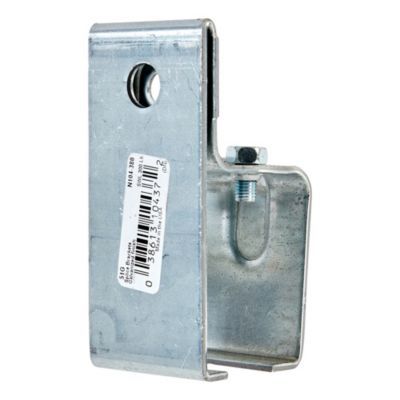 Image showing  Box Rail Face Mounted Bracket, Single, Galvanized
