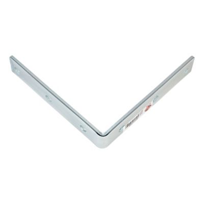 Image showing  Hardware Essentials 6 in. x 1-1/8 in. Corner Braces, Zinc-Plated, 5-Pack