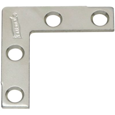 National Hardware 1-1/2 in. x 3/8 in. V117 Flat Corner Brace, Zinc