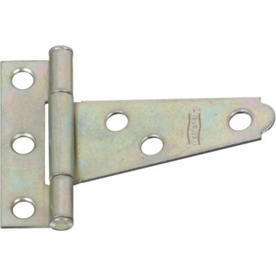 National Hardware N128-439 284 Light T Hinge, Zinc Plated