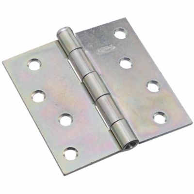 National Hardware N195-677 504 Broad Door Hinge with Removable Pin, Zinc Plated