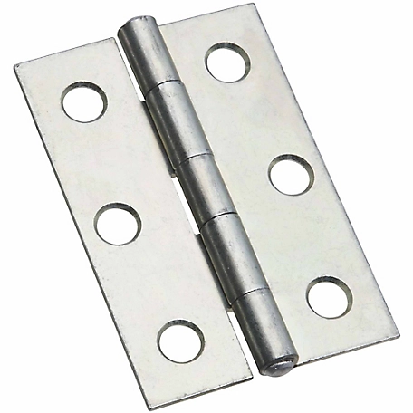 National Hardware N146-258 518 Door Hinge with Non-Removable Pin, Zinc Plated