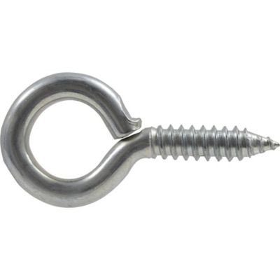 Image showing  Hardware Essentials 0.307 in. x 2-7/8 in. Screw Eye, Zinc-Plated