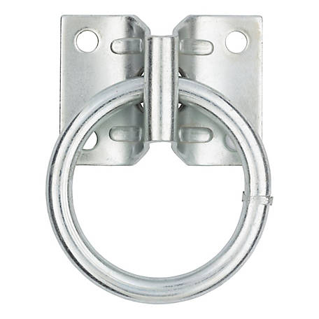 National Hardware 2 in. Zinc Plated Hitching Ring with Plate
