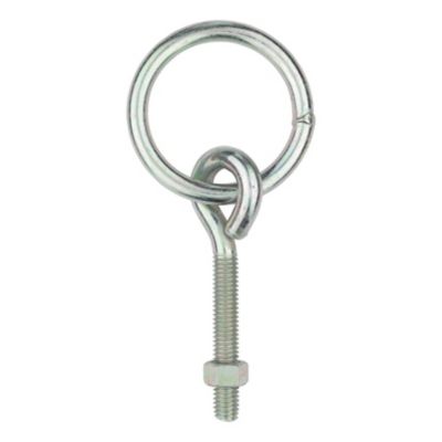 National Hardware 3/8 in. x 3-3/4 in. Zinc Plated Ring with Eye Bolt/Nut