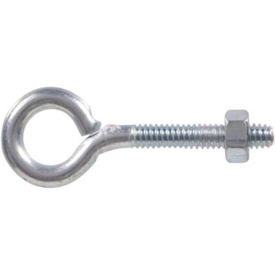 Hillman Hardware Essentials 1/4 in.-20 x 2-1/2 in. Eye Bolt, Zinc-Plated