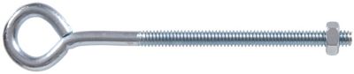 Hillman Hardware Essentials Eye Bolt with Hex Nut Zinc (1/4in.-20 x 5in.)