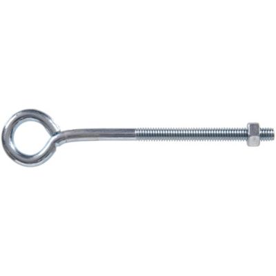 Hillman Hardware Essentials Eye Bolt with Hex Nut Zinc (5/16-18 x 6 in.)
