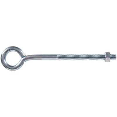 Hillman Hardware Essentials 5/16 in.-18 x 6 in. Eye Bolt, Zinc-Plated