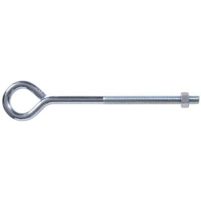 Hillman Hardware Essentials 3/8 in.-16 x 8 in. Eye Bolt, Zinc-Plated