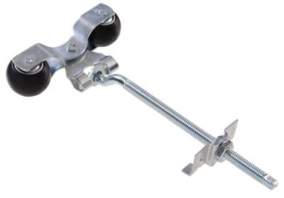 Hillman Round Rail Hanger Bronze Brushing, 9 in., Offset Bolt