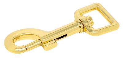 Image showing  Hardware Essentials 3/4 in. x 3 in. Bolt Snap with Swivel Eye, Brass-Plated