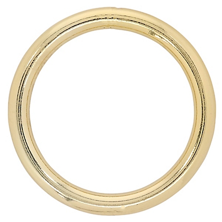 Hillman Hardware Essentials 1 in. Brass Plated Ring