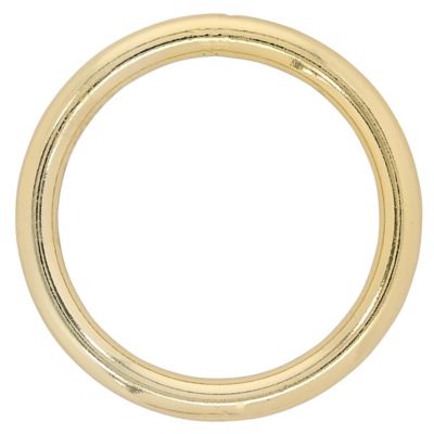 Hillman Hardware Essentials 1-1/4 in. Brass Plated Ring