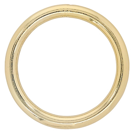 Hillman Hardware Essentials 1-1/2 in. Brass Plated Ring