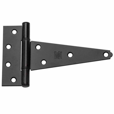 National Hardware N129-155 286 Extra Heavy T Hinge, Black