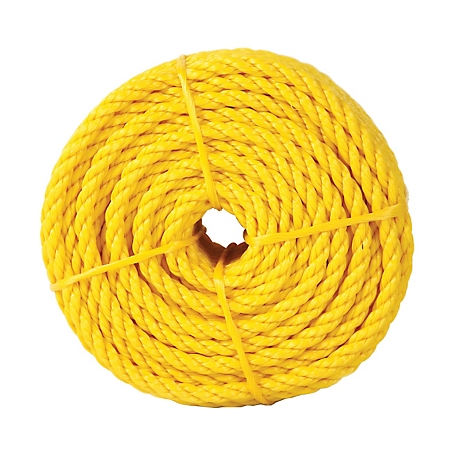 Koch Industries 3/8 in. x 100 ft. Yellow Polypropylene Twisted