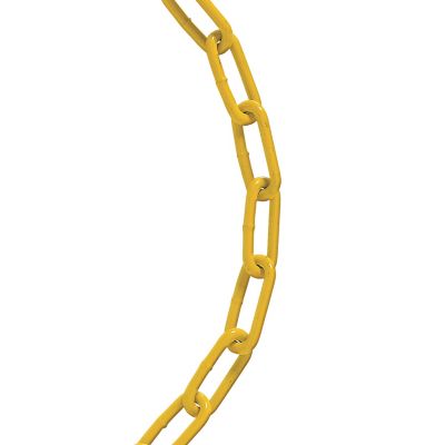 Koch Industries 2/0 Trade Size Coil Straight Chain, Powder-Coated Yellow, Sold By the Foot