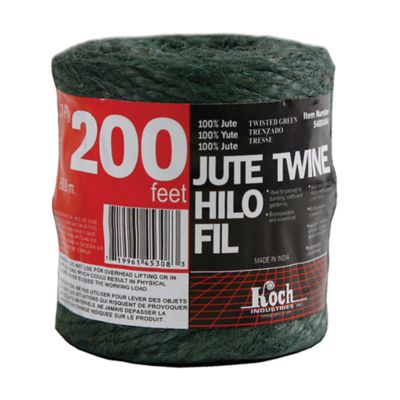 Koch Industries 3-Ply x 200 ft. Jute Twine, Green