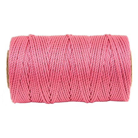 Koch Industries #18 x 225 ft. Twisted Mason Line, Pink, Tube, 5391805