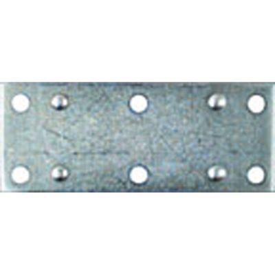 3-1/2 in. Mending Plates, Zinc, 4-Pack