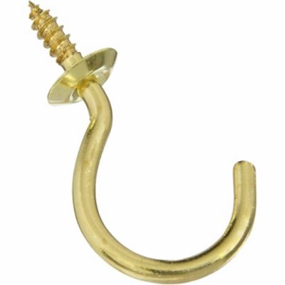 National Hardware N119-7272021 Cup Hooks, Solid Brass