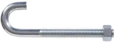 Hillman Hardware Essentials J-Bolt, Zinc Plated, 321784