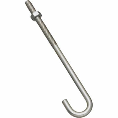 Hillman Hardware Essentials J-Bolt, Zinc Plated, 851899