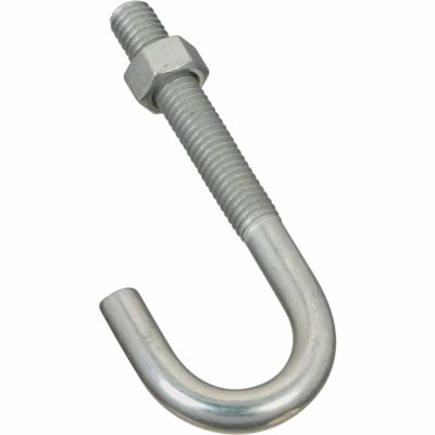 Hillman Hardware Essentials J-Bolt, Zinc Plated, 321788