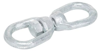 Image showing  Hardware Essentials 1/4 in. Galvanized 3252BC Forged Swivel