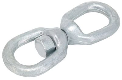 Image showing  Hardware Essentials 1/2 in. Galvanized 3252BC Forged Swivel