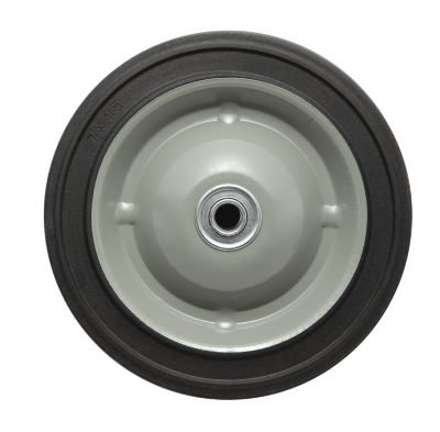 7 in. x 1.5 in. SR 0702 Ribbed Solid Tire with Offset Steel Hub, 1/2 in. Bore Size