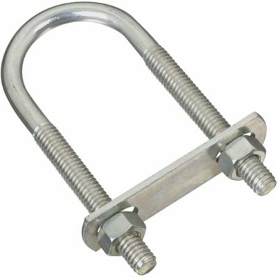 National Hardware 5/16 in. x 1-3/8 in. x 3-3/4 in. Zinc Plated N222-133 2190 U-Bolt, Zinc Plated